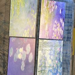 Canvas Monet Set Of Prints 