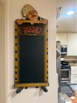 Italian Chalkboard Menu