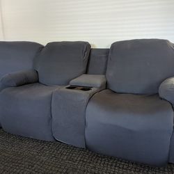 Comfy Leather Sectional 