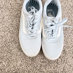 Vans light blue shoes size 6.5