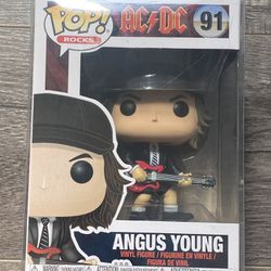 Funko Pop! Rocks - Angus Young - AC/DC - #91 with Pop Protector