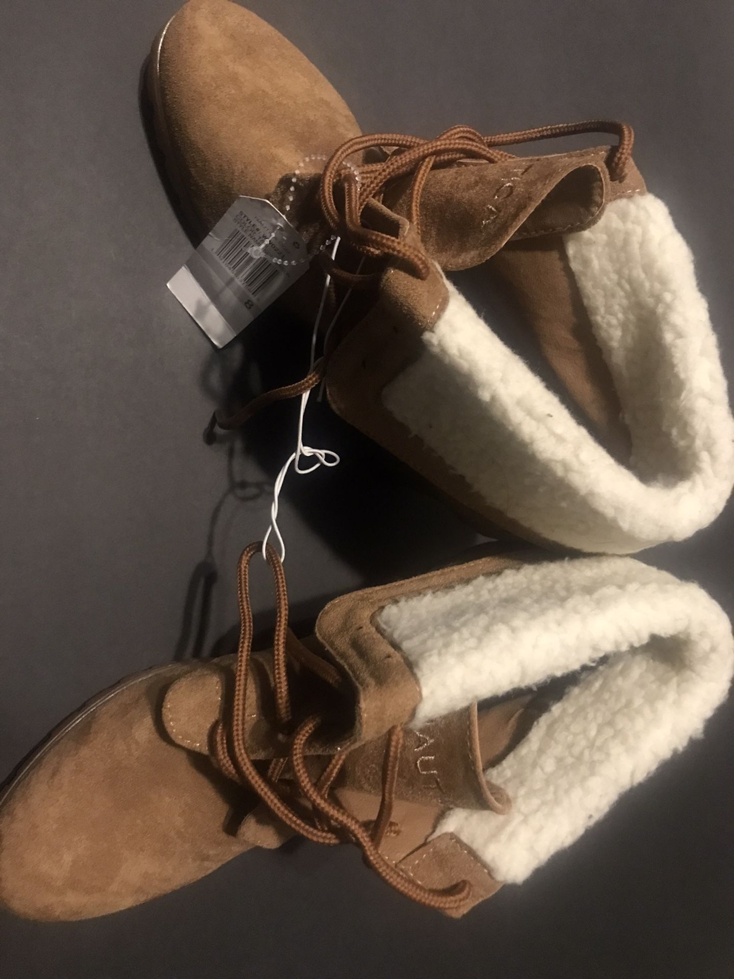 Women Camel Suede  Nautica Boots
