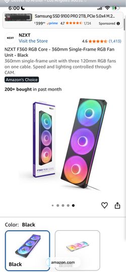 NZXT F360 RGB Fans