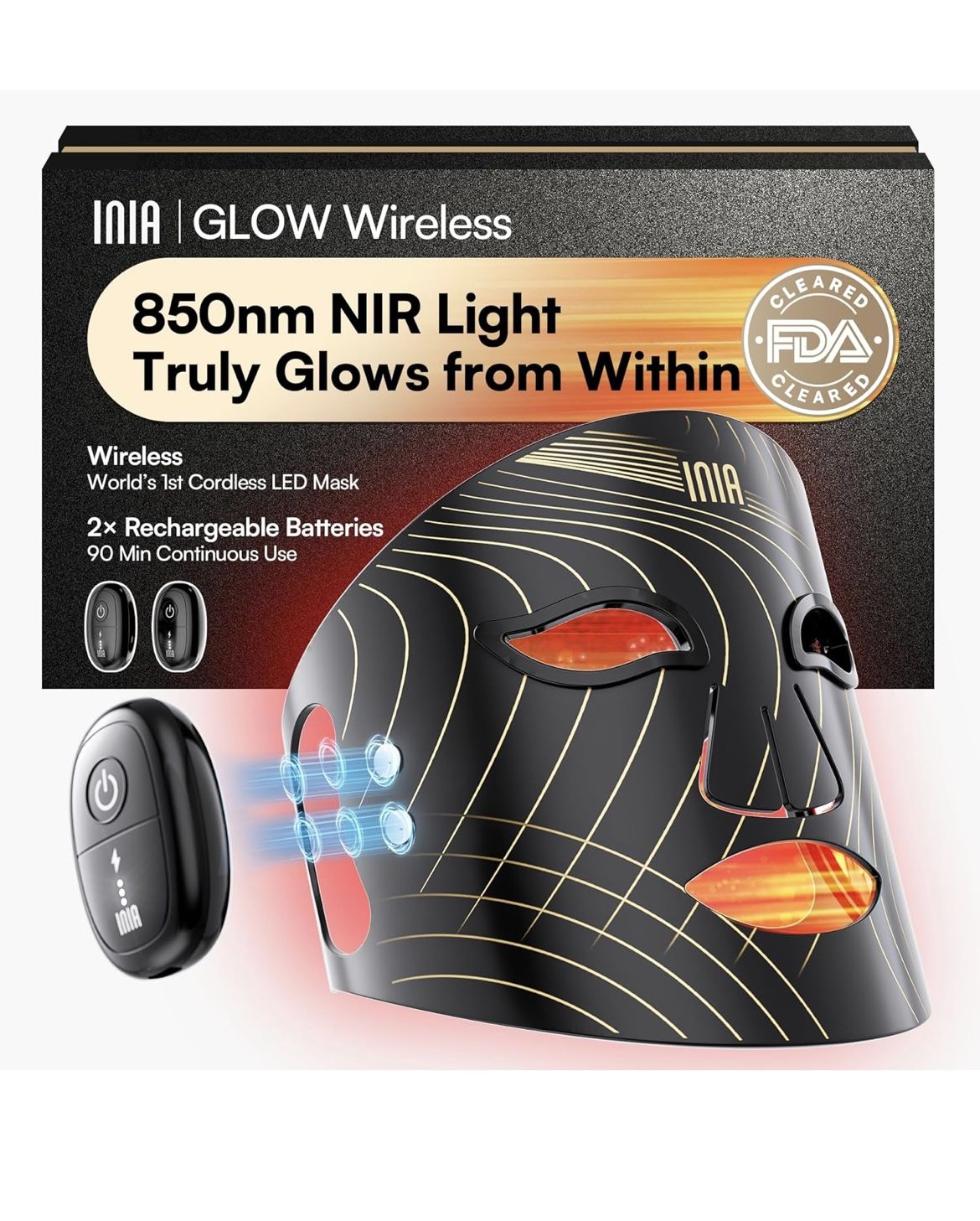 Red Light LED Therapy Mask For Face Brand New
