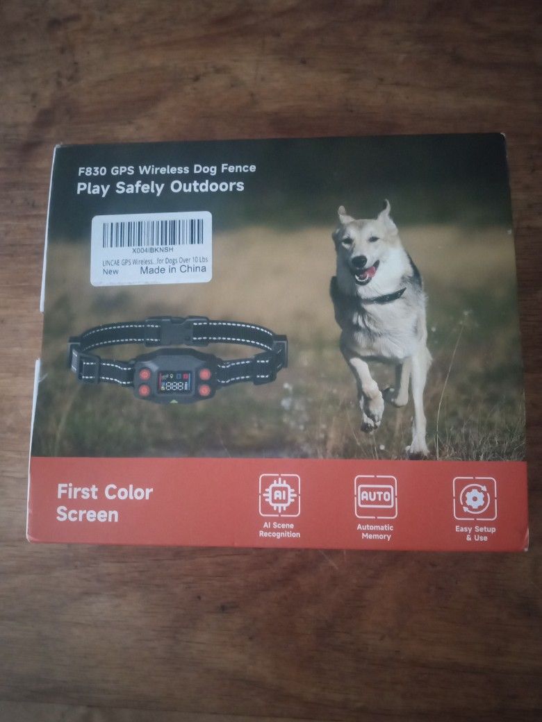 SYSTEM WIRELESS GPS COLLAR FOR DOG FENCE SHOCK WATERPROOF 1000 YARDS RANGE OUTDOOR ALL DOG SIZE