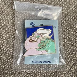 RARE Sealed Ursula Disney Pin - Villain Shop Ariel Little Mermaid Flotsam/Jetsam