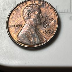 1973 No Mint Mark Penny 