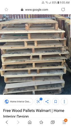 Free wooden pallets