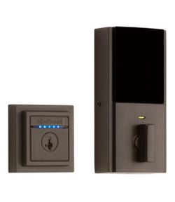Kwikset Kevo Touch-to-Open Contemporary Smart Lock 2nd Venetian Bronze 