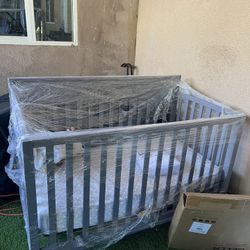Baby Crib And Matress 
