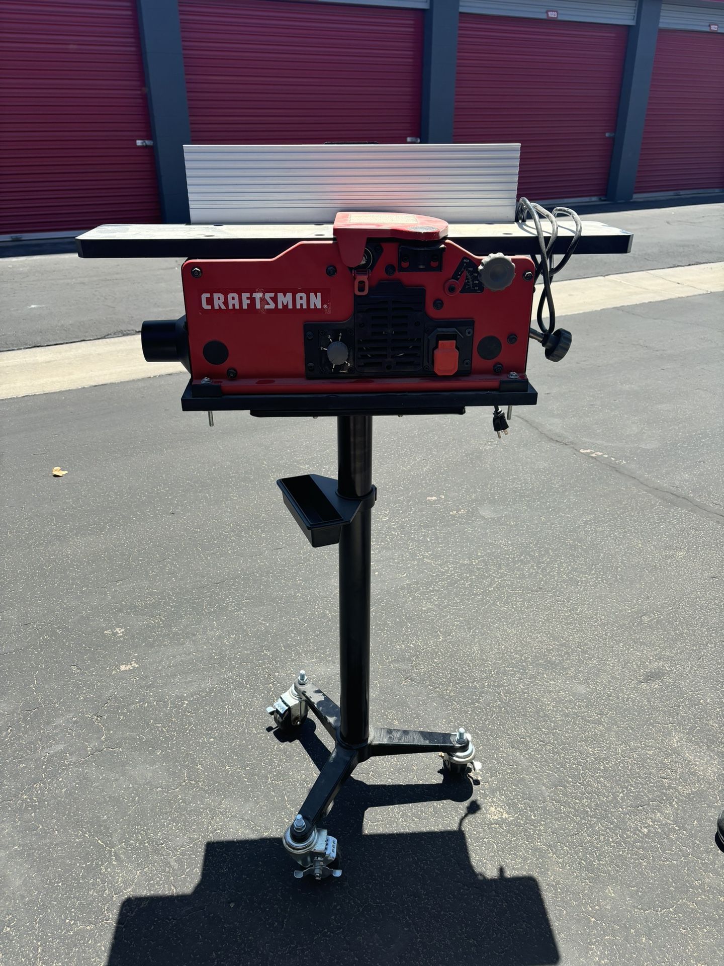 Craftsman 6-inch variable speed bench jointer, model CMEW020, With Stand