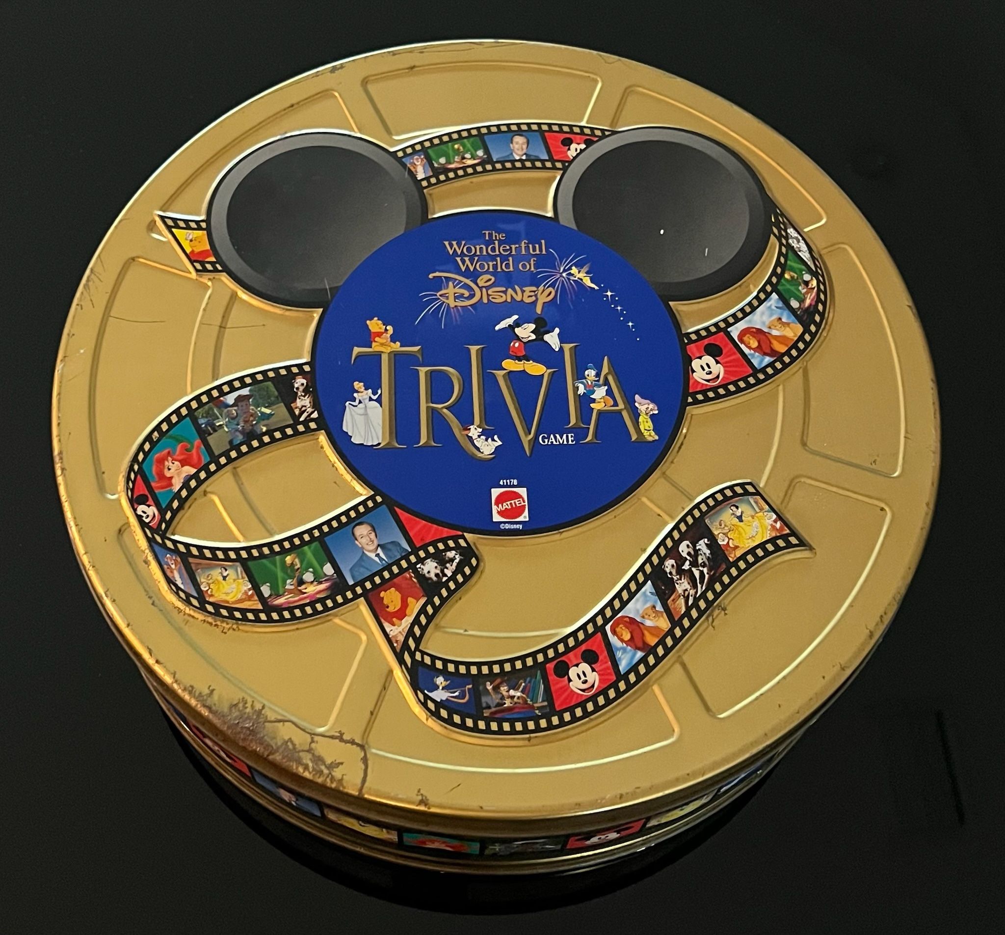 1997 The Wonderful World of Disney Trivia Game By Mattel-Complete