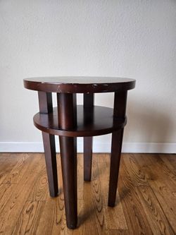 Pottery Barn wood end table