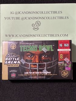Bo Jackson Battle Arena Tecmo Bowl Edition Double Mega Box - Release Day Edition