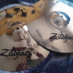 Zildjian Hi-hats Cymbals Drumset Instruments Percussion Music Entertainment Drums 