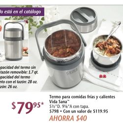Termo Para Comidas Caliéntese Y