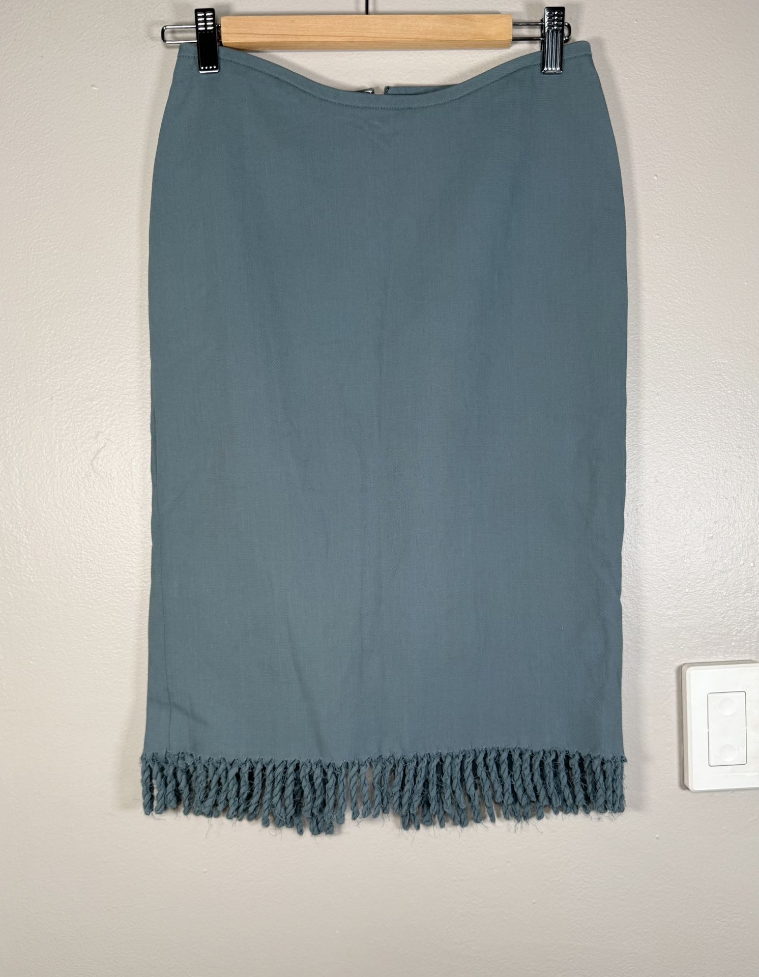 Agnona Fringed Pencil Skirt size 40IT/4 US