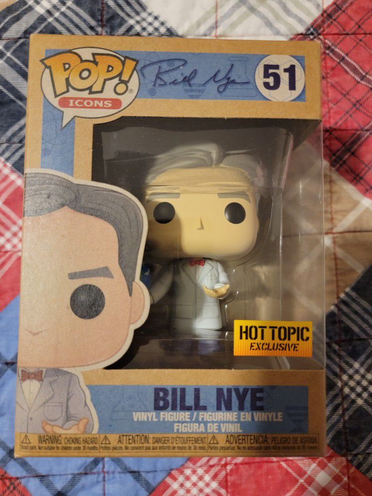 POP! Icons #51 - Bill Nye [with Globe] H.T. Exclusive