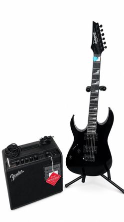 Ibanez GRG120BDXL Left-Handed Electric Guitar Bundle