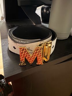 MCM White Belt (Mens)