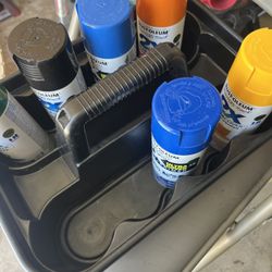 Rust oleum Spray Paint And Carrying Caddy