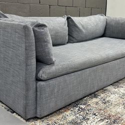 West Elm Shelter Gray Sofa Couch