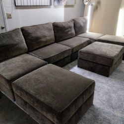 Lovesac Sactional Couch Modular Retails Over $8k Free Delivery 