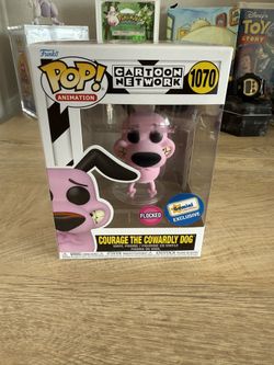 Courage the cowardly dog Flocked funko Gemini Exclusive