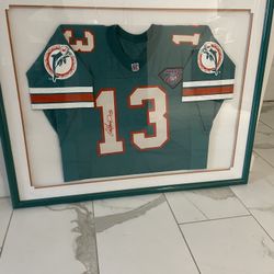 Dan Marino Wilson Vintage 75th Anniversary Signed Jersey 