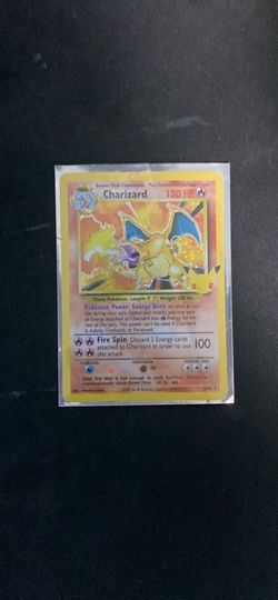 Og 25th Anniversary Charizard