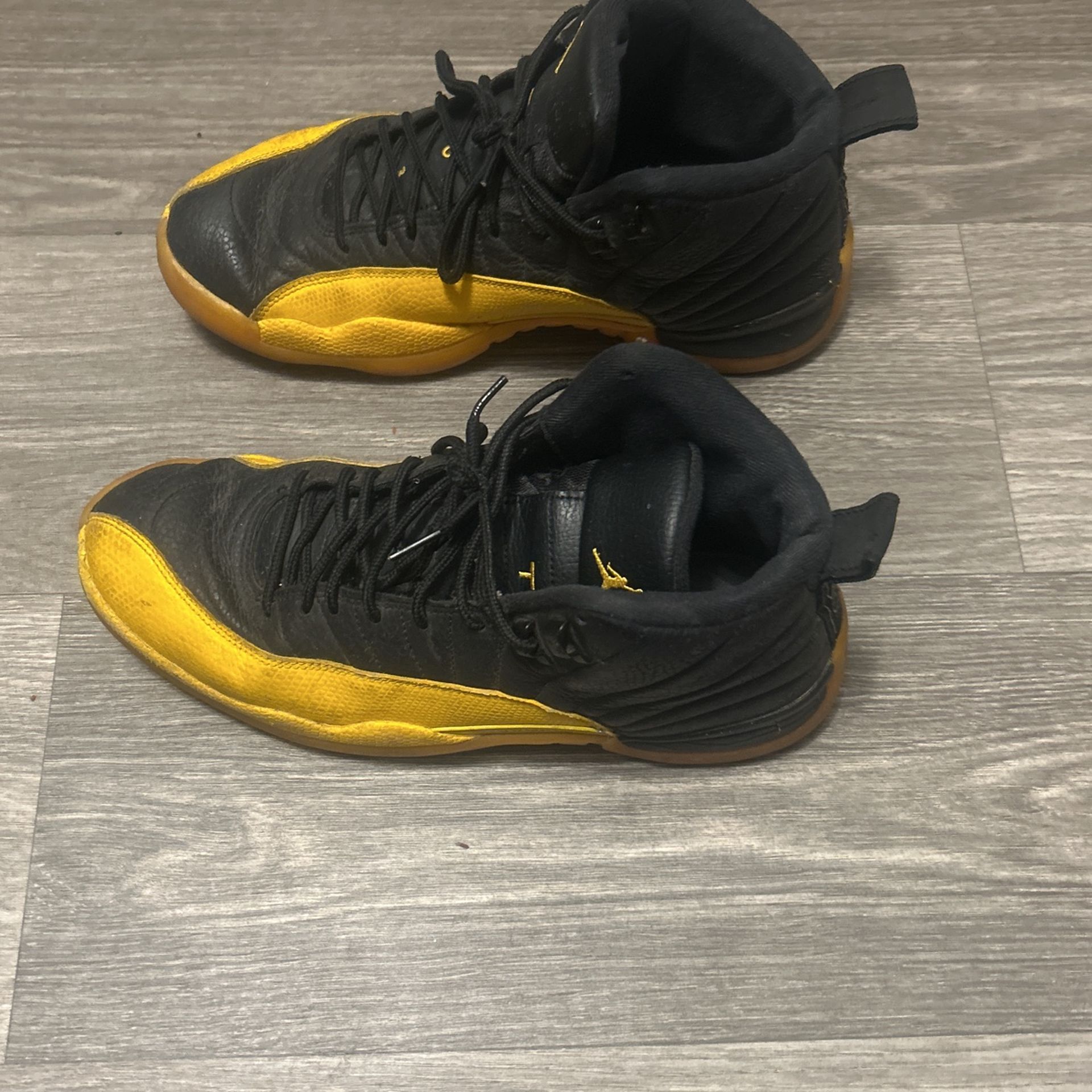 Jordan 12s Worn Out Good Basketball Shoes
