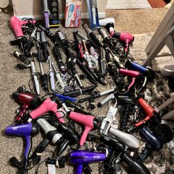 Hair  Dryers -hair Curly And Hair Straight Like New 12$ For Each