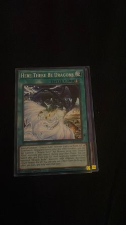 Yu-Gi-Oh Here There Be Dragons Spell Card
