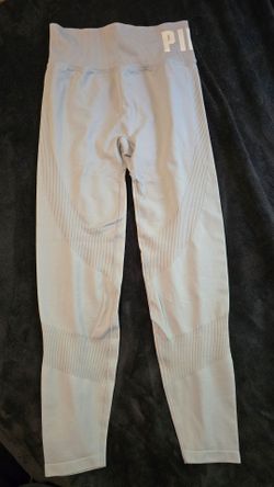 PINK Victoria's Secret Pink Light Blue Seamless Leggings