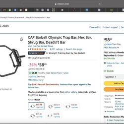 Hex Bar .  Like New! 