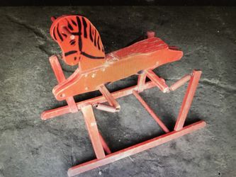 Vintage wonder horse rocking spring chair child’s toy