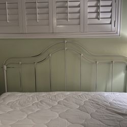 Cottage white Cal King Headboard 