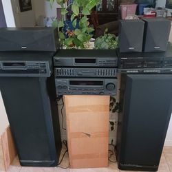Old School Kenwood Stereo Surround System
