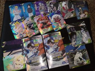 Naruto TCG Collection 2 sealed boxes+SSR,UR,HR CARDS