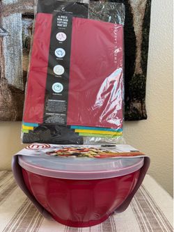 NEW MasterChef Essentials Bowl & Lid 5.8 Quart