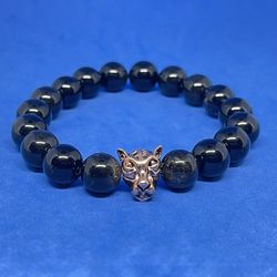 Natural Charged Golden Obsidian Bracelet (known For: Best PROTECTION stone, Remove & Block Negativity, Calm Emotions)