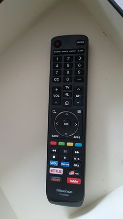 Hisense remote control