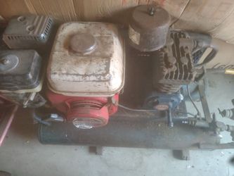 Old air compressor  made by Honda