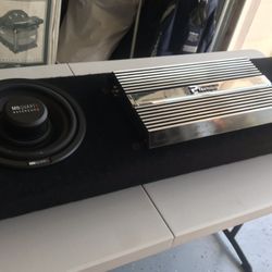 10 Inch MB Quart Woofers And Amplifier 