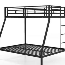 Black And Grey Bunk Bed 