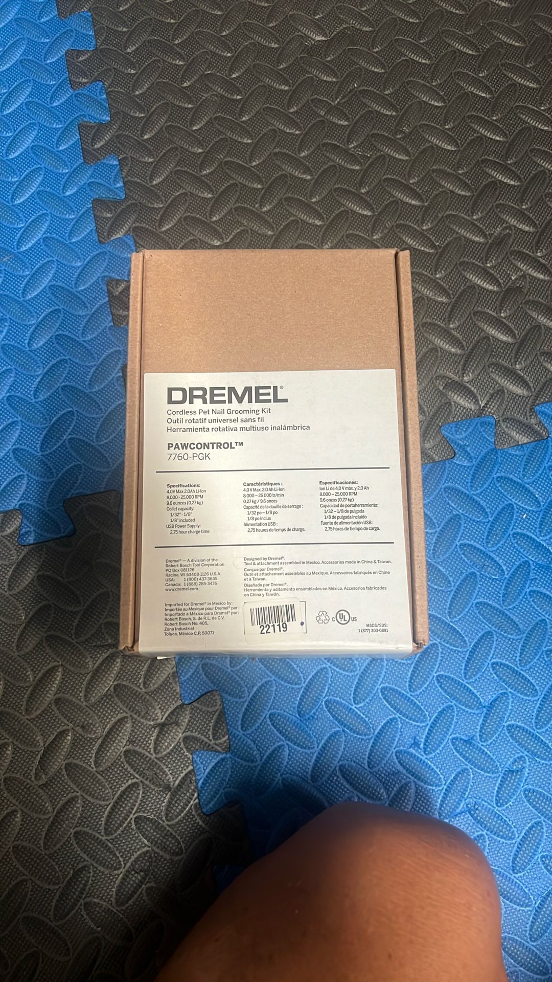 Cordless Pet Nail Grooming Kit By Dremel