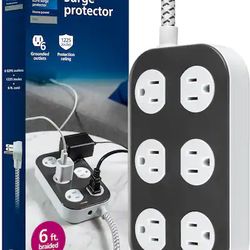 Phillips 6 outlet surge protector