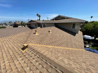 Shingle roof