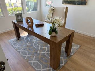 Large Solid Wood Console Table