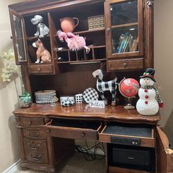 Decoration cabinet and desk 